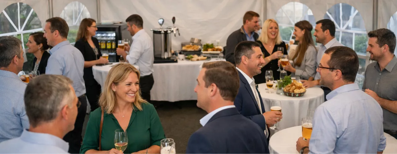 Bedrijfsfeest organiseren met Partytentverhuur de Peel