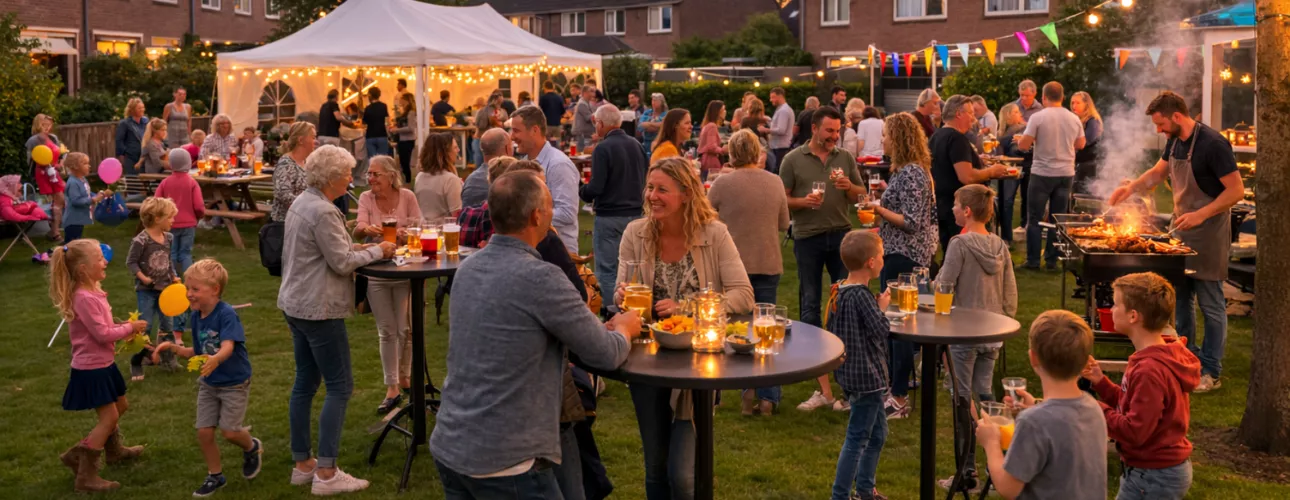 Buurtfeest organiseren met Partytentverhuur de Peel