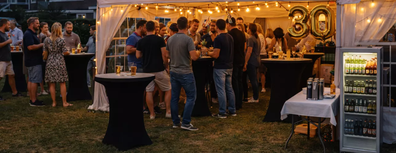 Verjaardag organiseren met Partytentverhuur de Peel