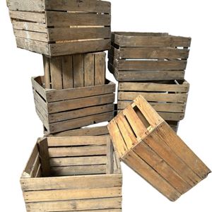 Set decoratie fruitkisten