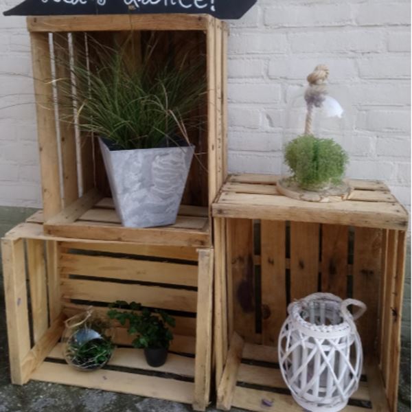 Set decoratie fruitkisten