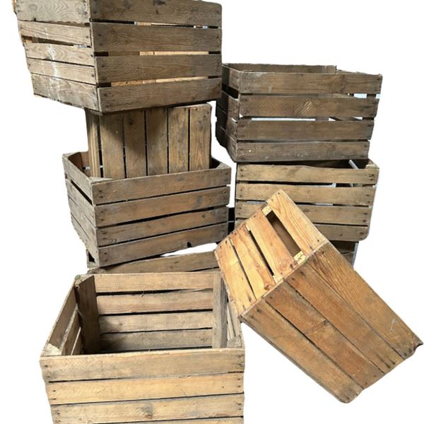 Set decoratie fruitkisten